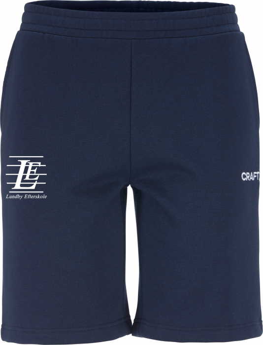 Craft - Lundby Efterskole Cotton Shorts Boys - Azul marino