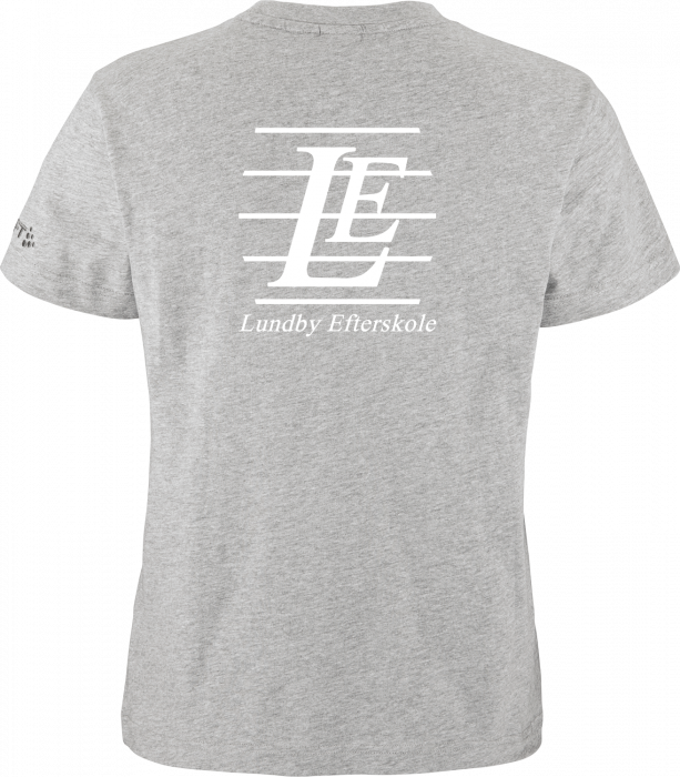 Craft - Lundby Efterskole T-Shirt Piger - Grå Melange DK
