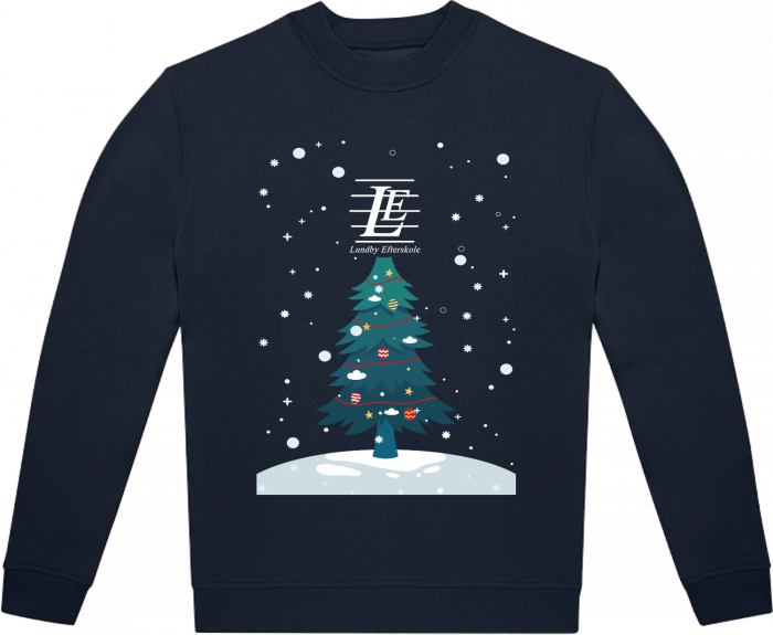 B&C - Lundby Efterskole Christmas Jumper Kids - Navy